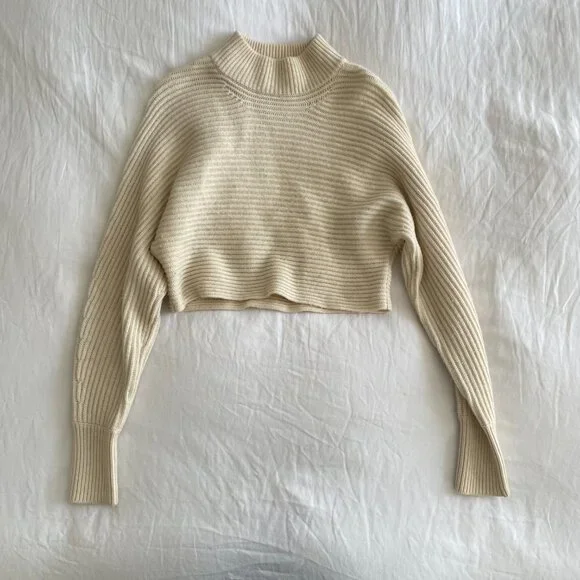 Intermix Ivory Knit Sweater (sz S)- - Picture 3 of 7
